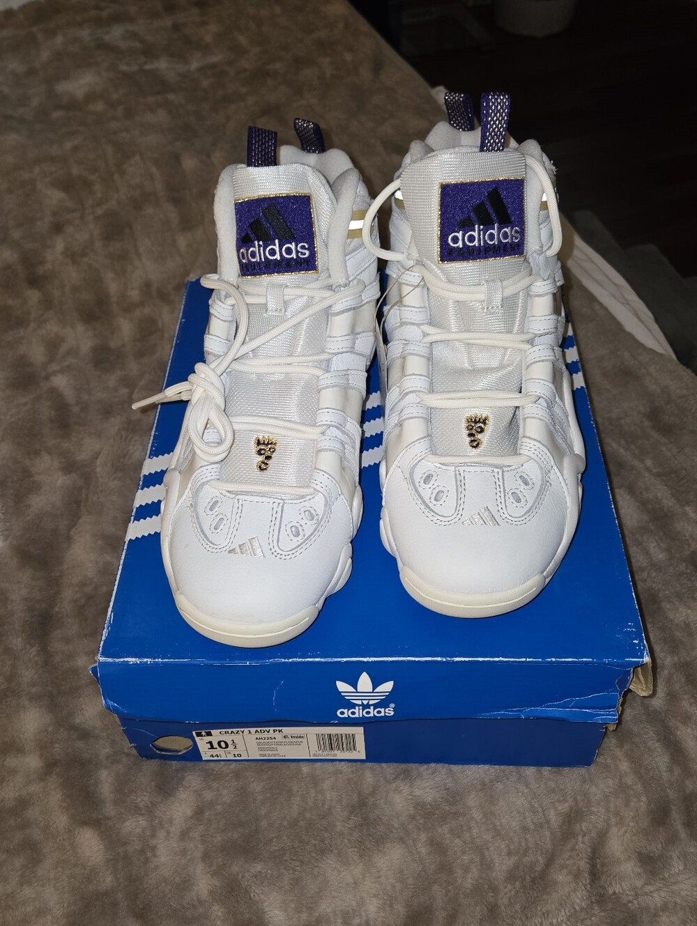adidas  White High-Top Sneakers